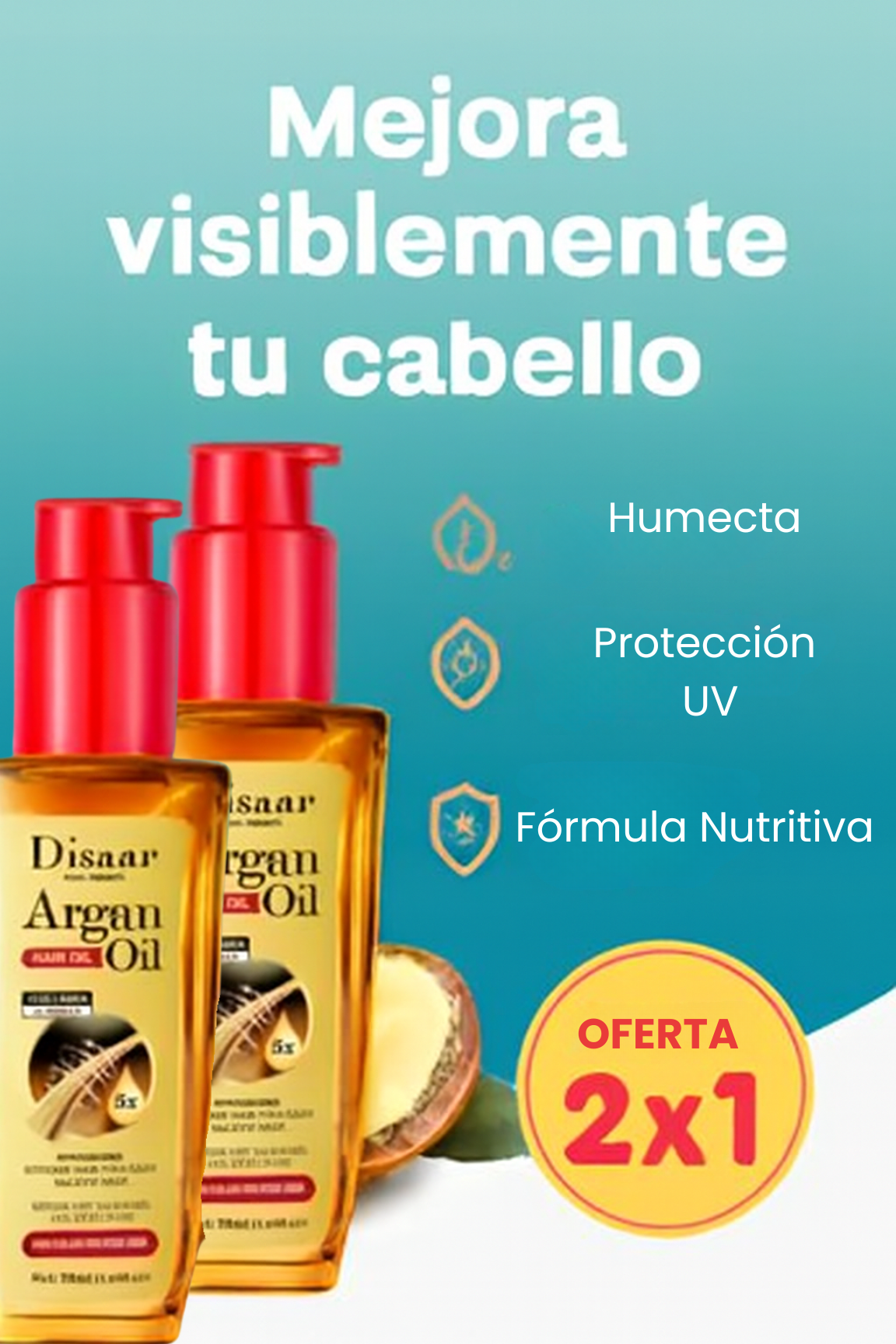 Aceite Argán Nutrición y Cabello