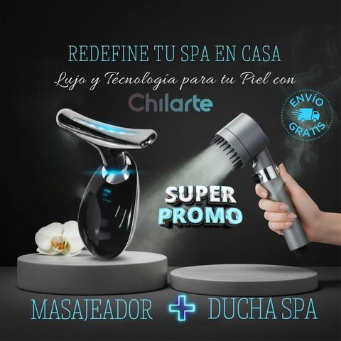 COMBO Masajeador Facial+Ducha SPA