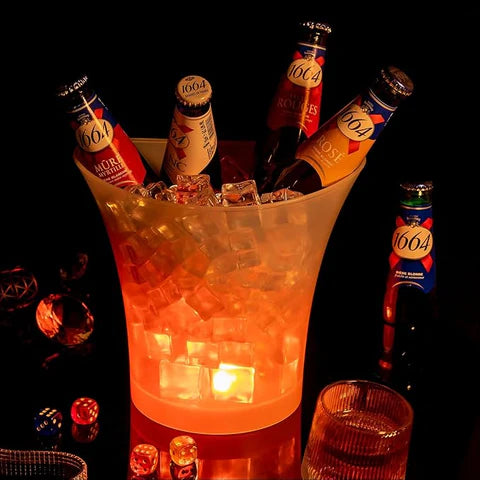 Hielera Divertida Parlante con Luces LED