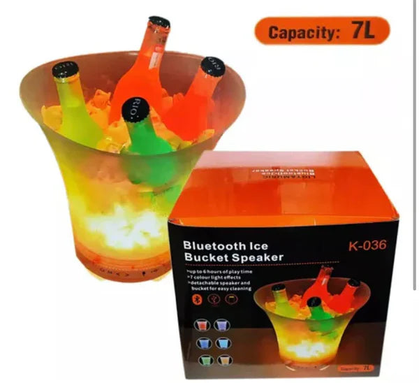 Hielera Divertida Parlante con Luces LED